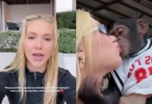Virginia nega racismo contra Vini Jr. após postar vídeo beijando macaco: “Jamais faria algo para humilhar”
