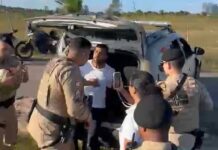 Ex-prefeito e candidato a deputado estadual, Thiancle Araújo é detido durante motociata