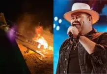 Avião com cantor Rey Vaqueiro sai da pista e pega fogo durante pouso